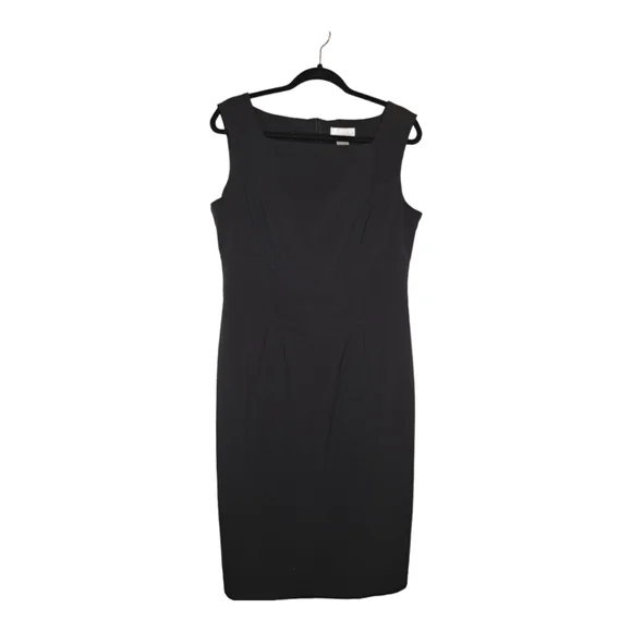 Spiegel Dresses | Vintage Spiegel Womens Black Casual Cocktail Sleeveless Midi Party Dress Formal | Color: Black | Size: 14 | Thecornerstore8'S Closet